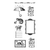 Raining Cats and Dogs - Cling Stamp 3